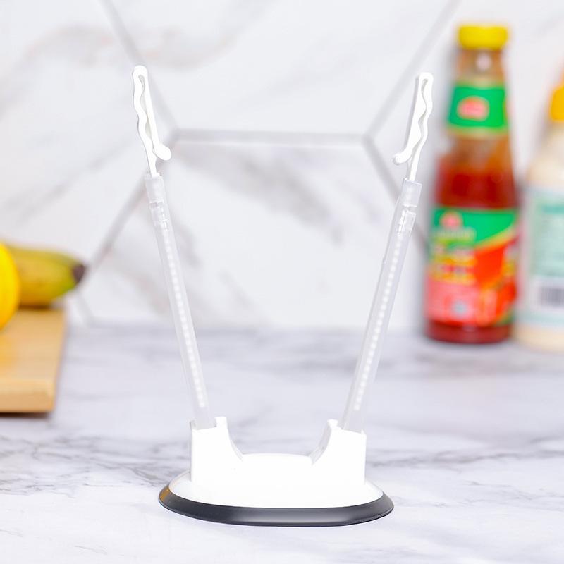 1pz Porta Sacchetti, Portabustine Alimentari Verticale da Banco, Pratico Porta Sacchetti Regolabile, Per Piano Cucina e Armadietto, Per Sacchi della Spazzatura
