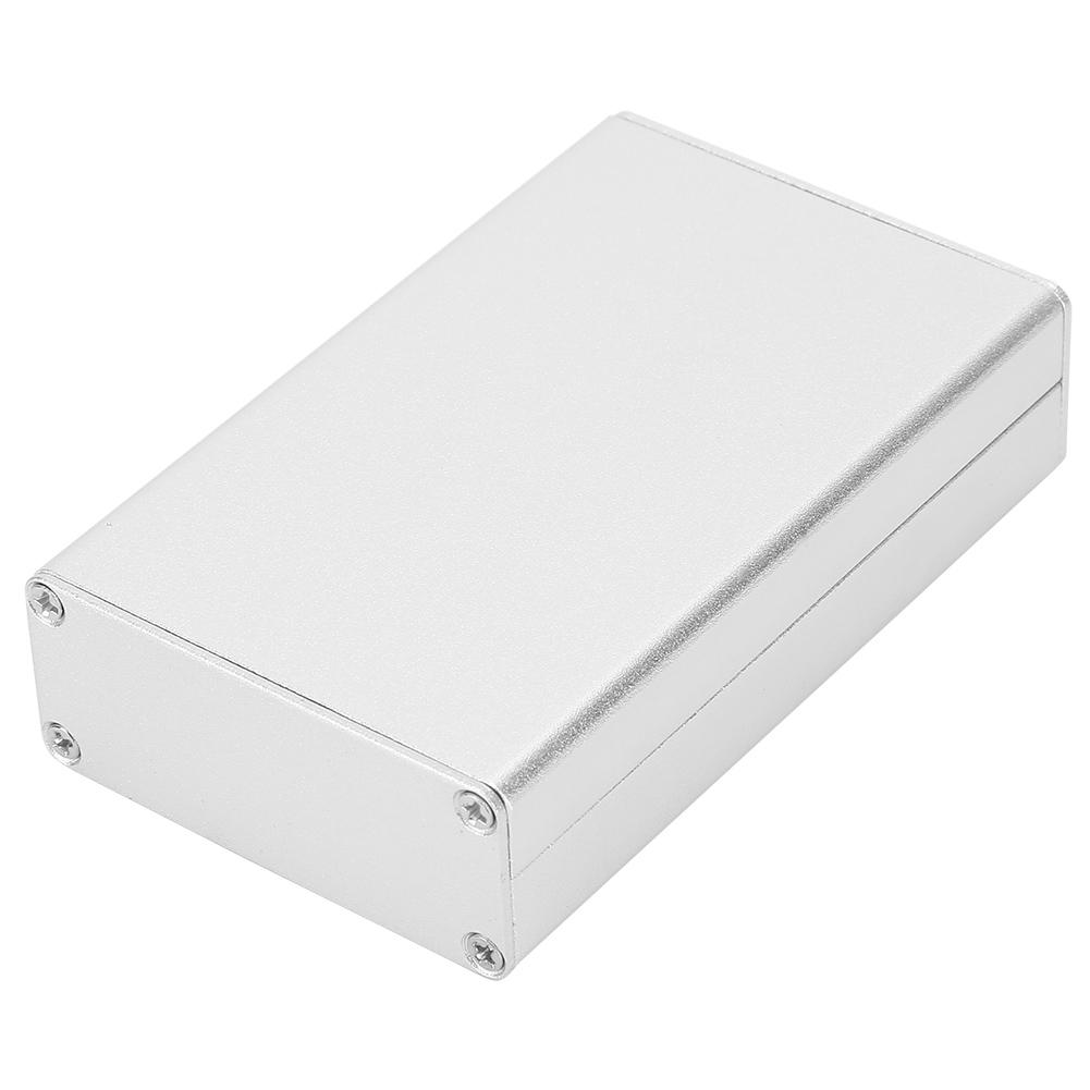 Aluminum Enclosure PCB Instrument Shell Electronic Cooling Box Silver 20*50*80mm