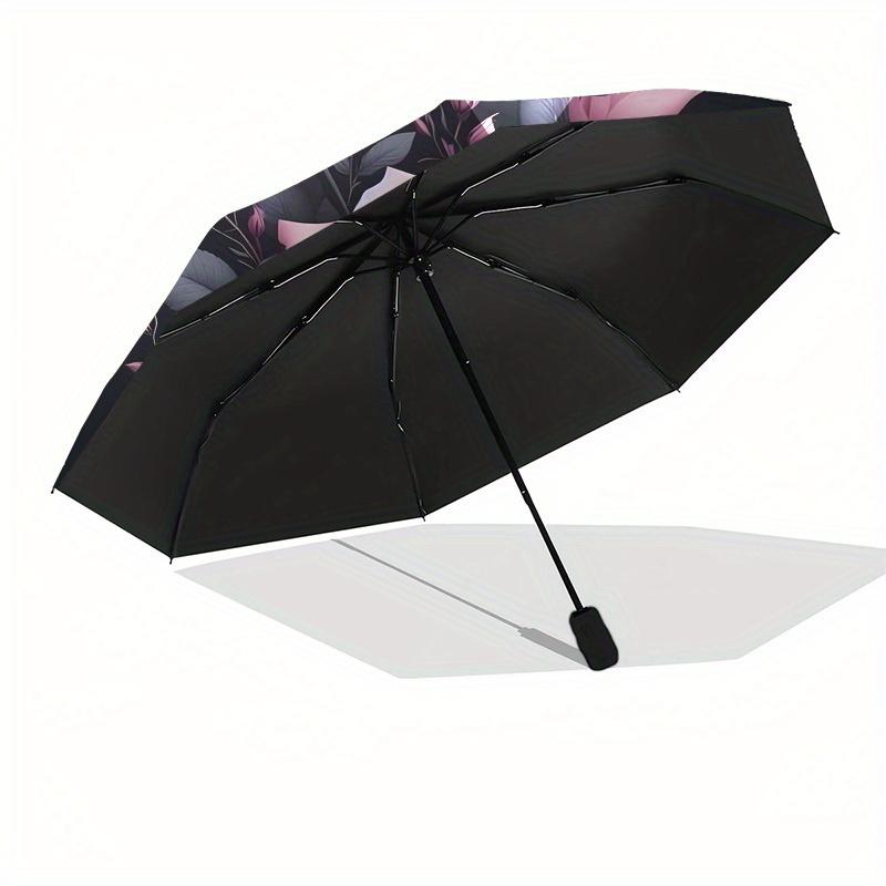 1pc Pink Rose Bouquet Umbrella with Plastic Handle,Suitable for All Seasons Home Travel Outdoor UmbrellaB1659