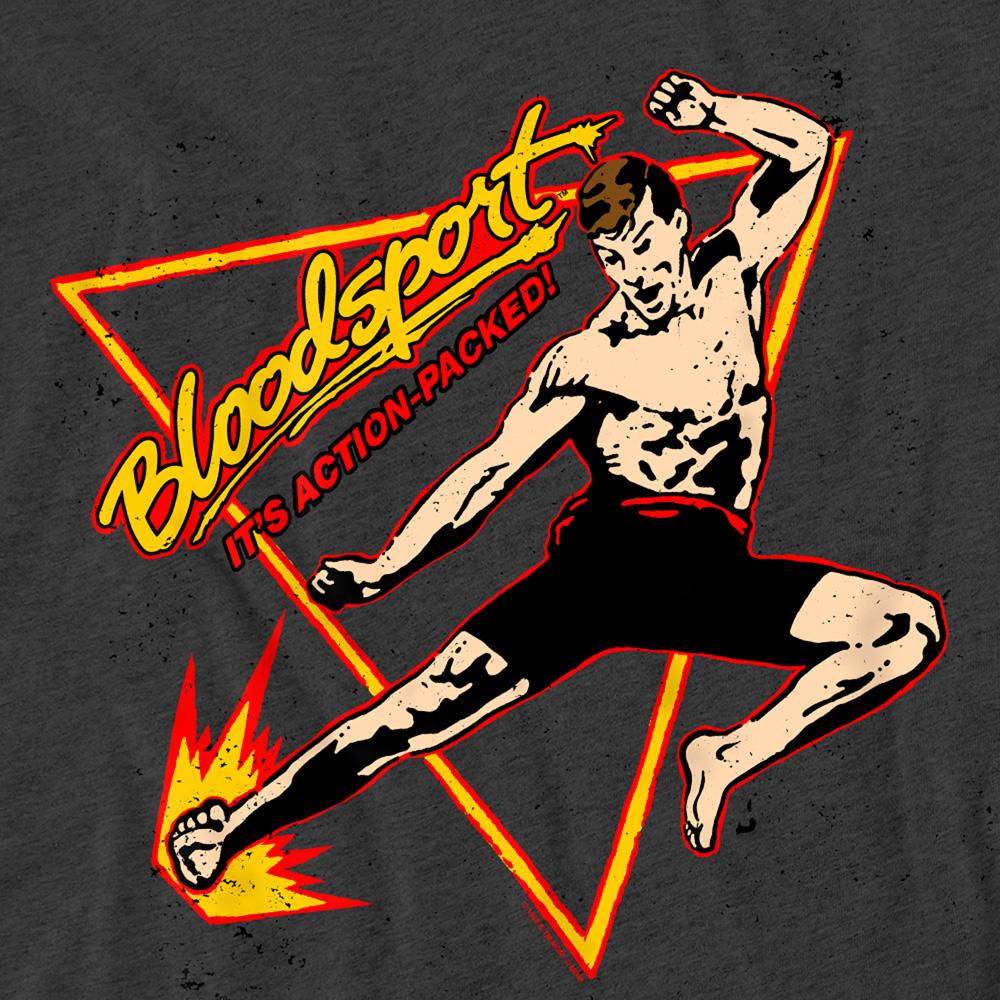 Bloodsport Unisex Vuxen Actionfylld T-shirt