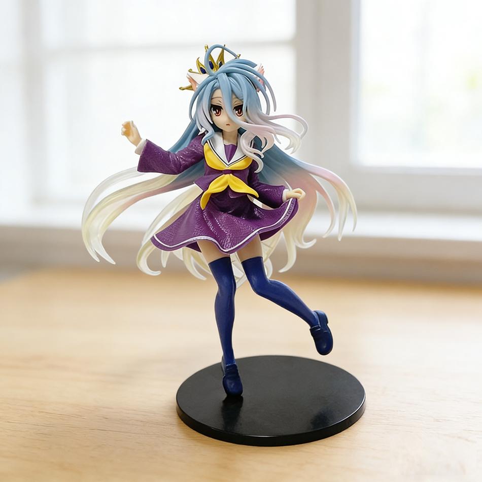 Gifts Toy PVC Anime NGNL No Game No Life White "Figure Anime Anime Action Figures Model Collection Ornament Anime Model Toy Gift