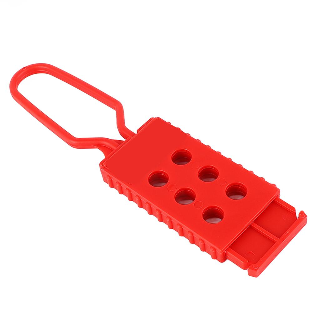 Hasp Lock 6 Holes Insulated Lockout Hasp Lightweight Portable Durable Buckle Lock