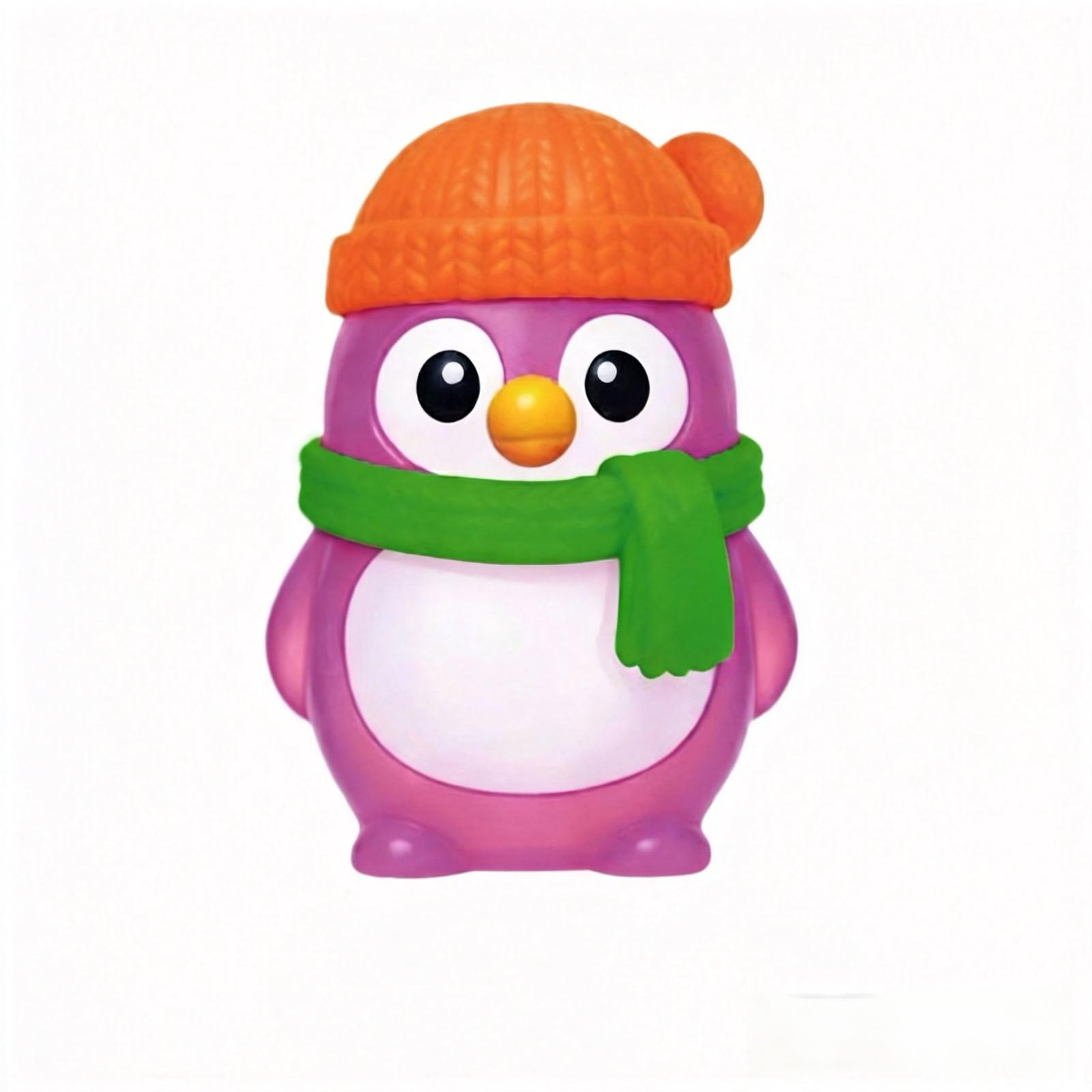 

Penguin Slow Rising Squishy Toy Soft Stress Relief Squeeze Figure for Desk Ornament Office Decor and Hand Exercise One Size