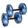 Woman Fitness Portable Adjustable Water Filled Dumbbell Arm Muscle Training Home Yoga Shaping EquipmentBlue 8‑10KG