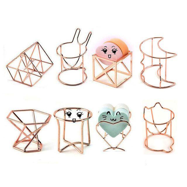 Miumi - Wirework Alloy Makeup Sponge Holder (various Designs)
