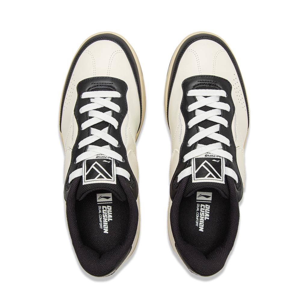 Li Ning Hedge Coverage Slip Resistant Abrasion Resistant Breathable Height Increasing Low top Skateboard Shoes Unisex AGCV385-13