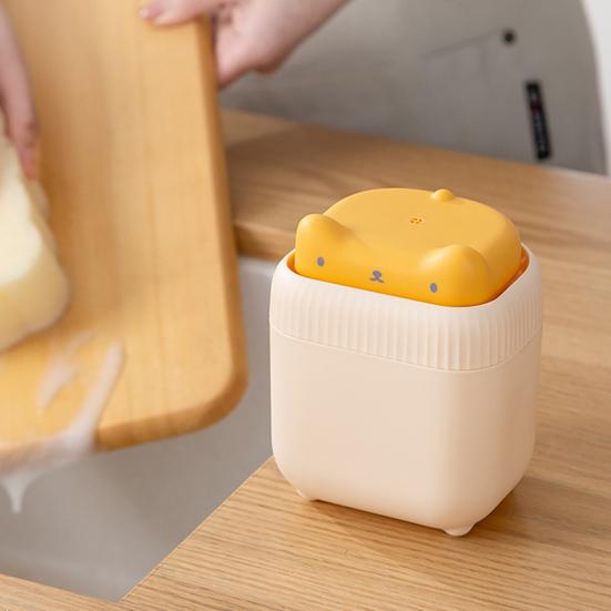Soap Dispenser Cartoon Cat Design Liquid Dispensing Dishwashing Liquid Push Box Quick Drain