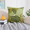 3D Embroidered Sofa Cushion Cover Homestay Pastoral Plant Pillow Cover Home  Pillow Case 45x45