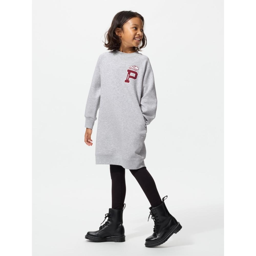 Uniqlo Girls Dry Sweat One Piece Peanuts