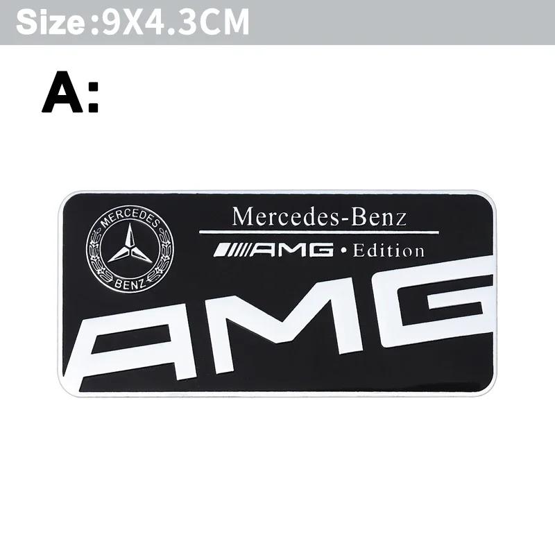 

GLC GLB Автомобильная алюминиевая наклейка Значок Эмблема Наклейки Аксессуары Для Mercedes-Benz A/B/GLA/CLA Smart AMG W108 W124 W126 W140 W168 W