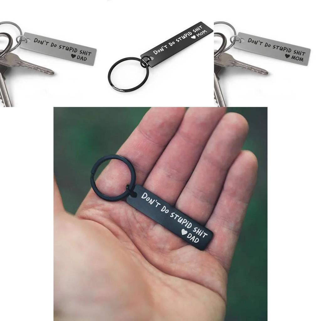 Charming Dont Modern Do Stupid Shit Stainless Steel Keychain Perfect For Gifts