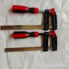 6-Inch Heavy-Duty Industrial Woodworking F-Clamp: Strong, Thickened, Quick-Release Design.