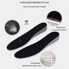 Unisex 3.5cm Height Boosting EVA Perforated Half Insole