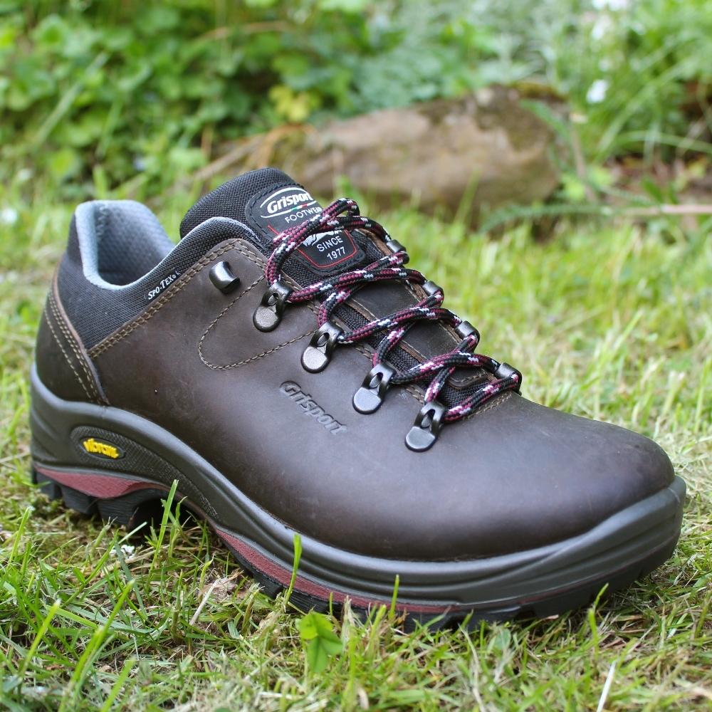 Chaussures De Randonnée Femme Grisport Dartmoor - Cuir, Semelle Caoutchouc, Largeur Moyenne - Confortable Pour Marche, Trek