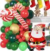150 stücke Weihnachten Ballon Bogen Grün Gold Rot Box Candy Ballons Girlande Kegel Explosion Stern Folien Ballons Weihnachten Dekoration Party