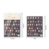 Hot Floral Nail Art Stickers Self-adhesive 5D Embossed Press On Decals Easy To Apply Nail Decoration Gift