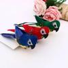 18cm Handgemachte Simulation Papagei Kreative Feder Rasen Figurine Ornament Tier Vogel Garten Vogel Prop Dekoration