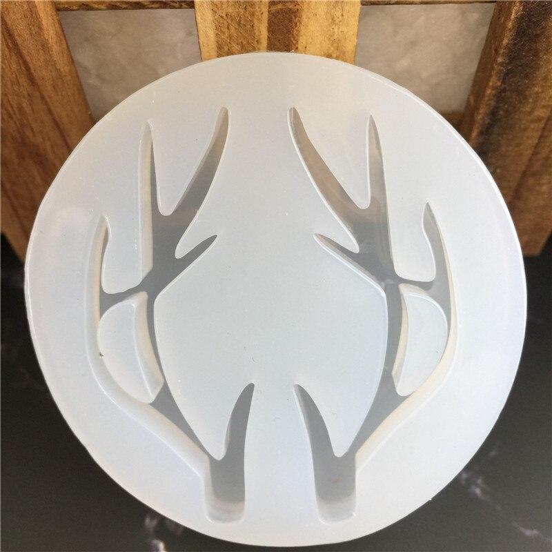 3Pcs/Set Antlers Shaped Silicone Mold for Jewelry Craft Making Tools DIY Fondant Cake Moulds