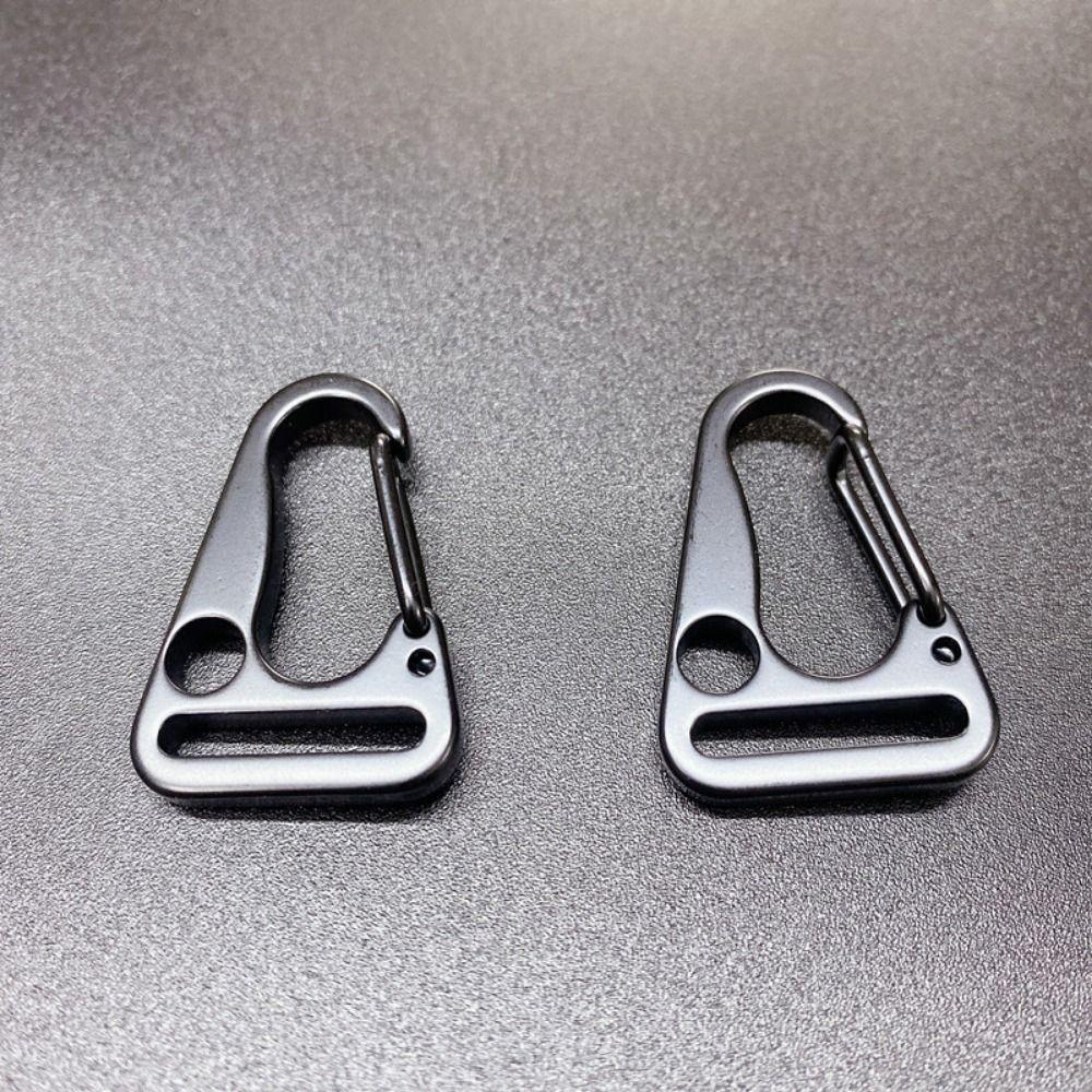 Stainless Steel Hook Clips 20/25/35mm Strap Buckle Outdoor Hanging Carabiner  Outdoor Tool