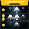 168LED solcellelys med bevegelsessensor Utendørs gatelys Lys drevet utendørs lys Bevegelsessensor for gårdsgatelampe