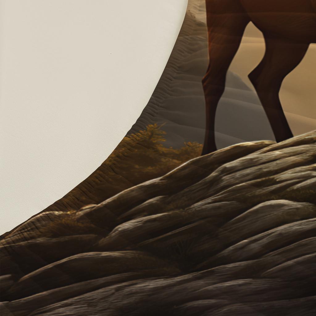 3pcs Fitted Sheet Set Deer Sunset 3D Printed Wildlife Nature Breathable Bed Sheet With Pillowcases For Bedroom Decor