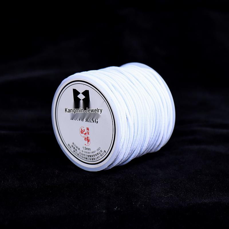 Elastisches Armbandband zum Perlenfädeln: Langlebiger, verschleißfester, kernverstärkter Stretchfaden für lockere oder enge Fadenkreationen