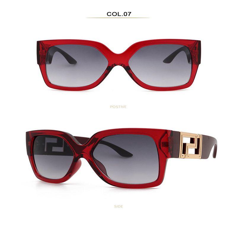 Fashion Big Frame Square Sunglasses Women Designer Sunglasses