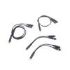 Distributor Converter Speaker Gold Cable Cord Line Cooper Wire 2 Rca Female To 1 Rca Male Splitter Cable Audio Splitter