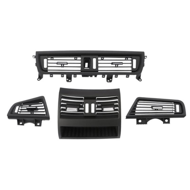 Black Air Conditioning Outlet Panel Grille Air Vent Panel Replacement Suitable for 5 Series F10 F11 F18 Parts