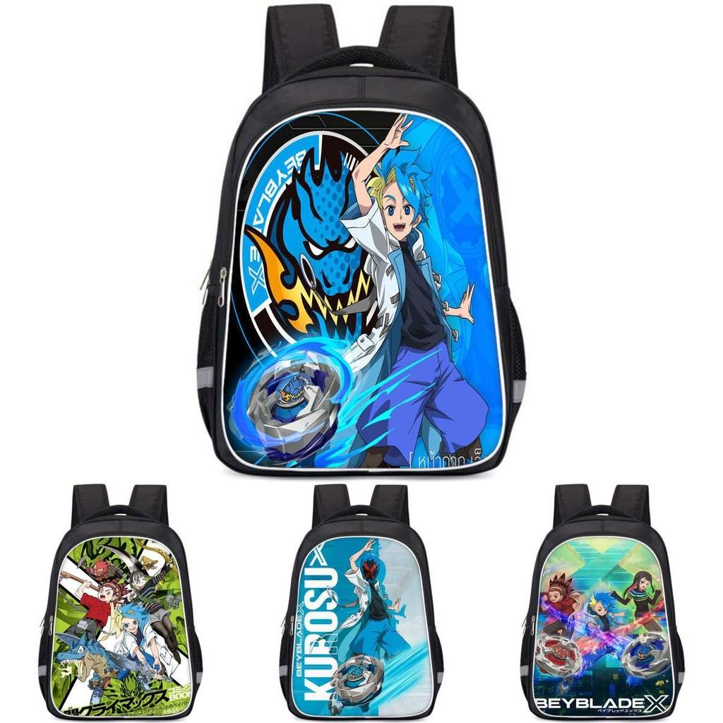 Beyblade X Large Capacity Backpack Lightweight Oxford Bag For School Essentials