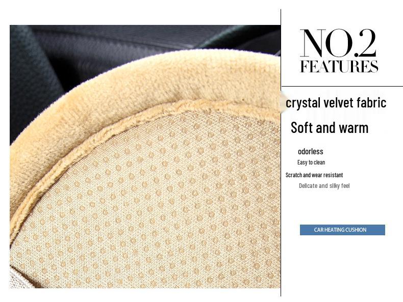 Universal 12V Electric Heated Car Seat Cushion for Winter