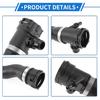 1 Pcs Radiator Hose for BMW 335i 2012-2015 for BMW 435i 2014-2016 Good Sealing Rubber Black Upper Coolant Water Hose