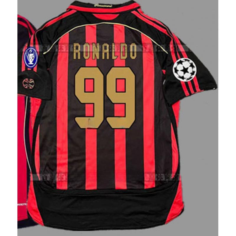 Vintage Jersey Football Jersey Beckham Zidane Messi C Ronaldo Classic Championship Jersey