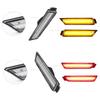 For 2010-2015 Chevy Camaro Signal Light Smoked LED Side Marker Front & Rear