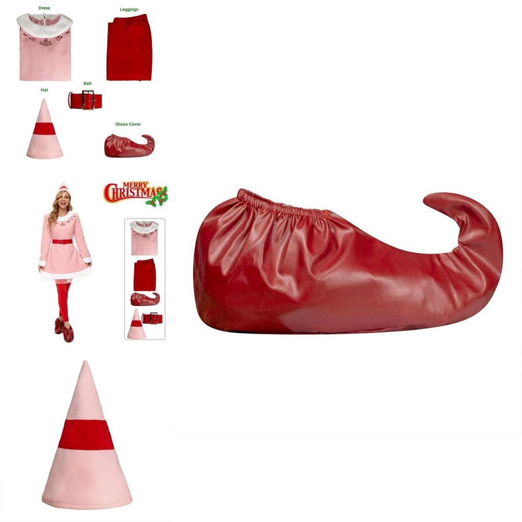 Buddy's Musical Christmas Elf Cosplay Costume For Adults Kids