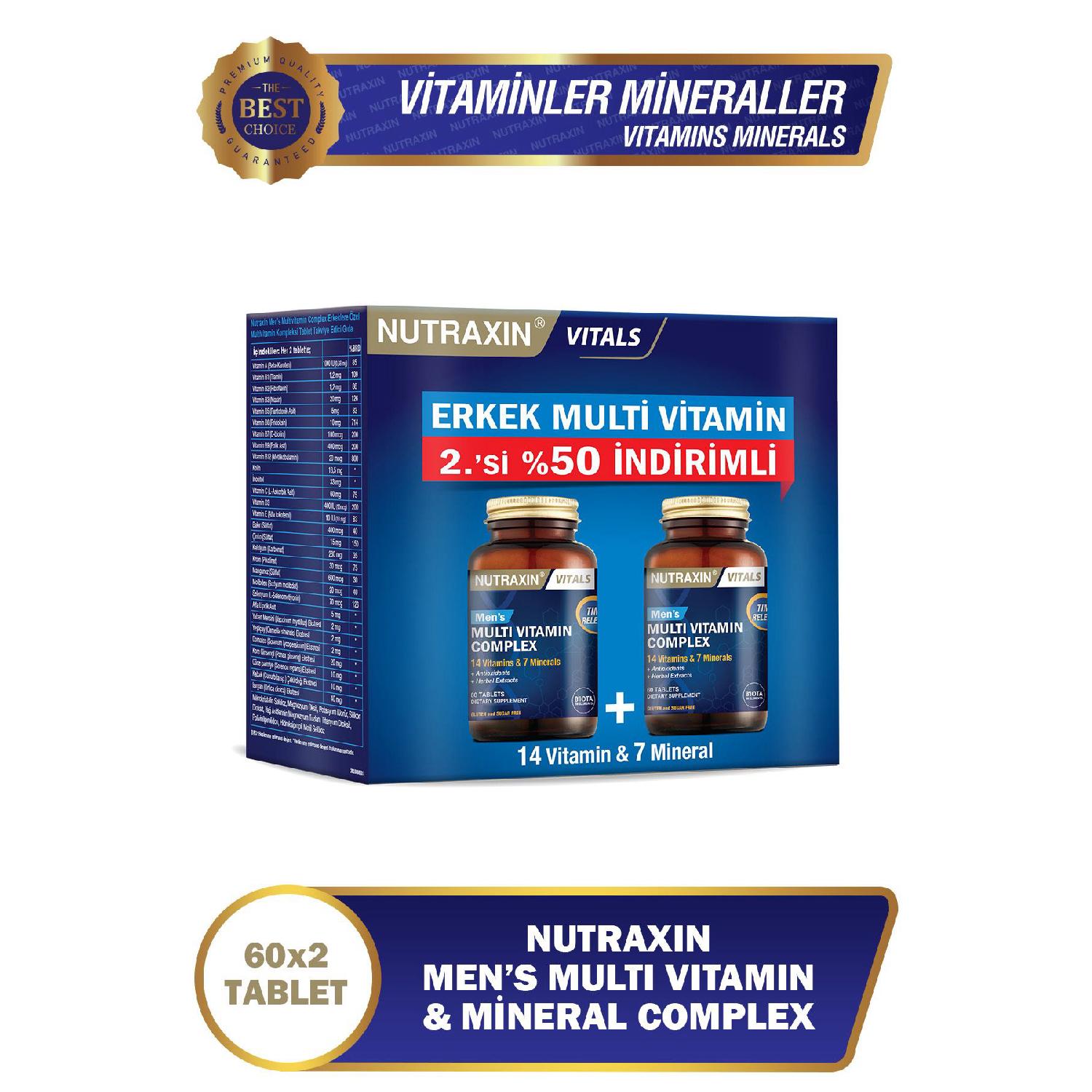 

Multivitamine Mineral Complex Men s 2. 50 % Discounted Advantage Package