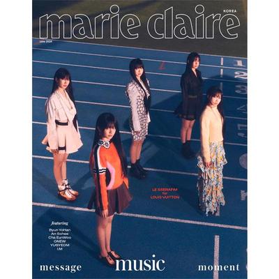 Marie Claire Korea 2024 June LE SSERAFIM, Byun Yo-han, Sohee, Yugyeom, I.M,Onew