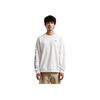 Li-Ning Fleece Round Neck T-Shirt With Large Logo Men Tops White AWDS469-3