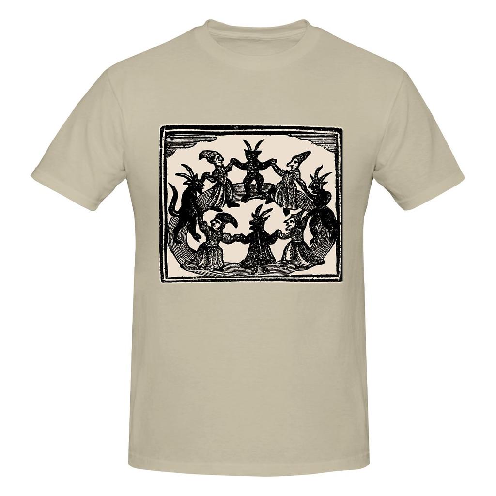 Witches Circle Dance Soft And Glutinous Tshirtminimalist Style Atmosphere Tee