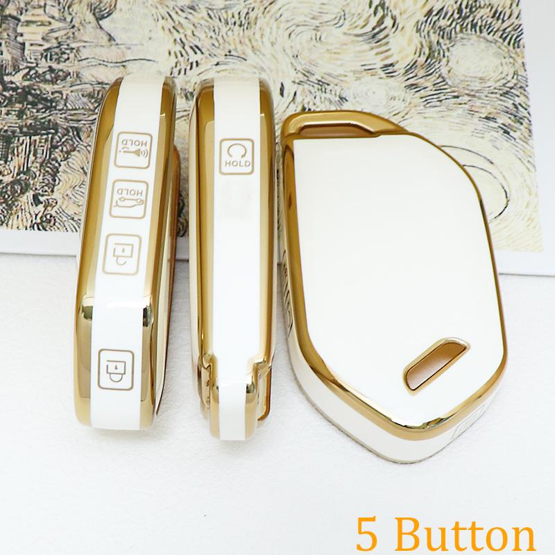 4/5/6/7/8/9 Bottons Car Smart Remote Key Case Cover for Kia Carnival EV9 Picanto GT Line 2024 Auto Shell Fob Holder Accessories