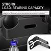 Car Back Seat Storage Box, Leather Car Seat Back Multifunctional Organizer, Detachable Partition Design Backseat Storage Box for Cars, Great Fit for
