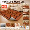 Basketball Court Patterned Rug Soundproof Noisereducing Carpet For Study Reading Area Home Party Decor Halloween Gift