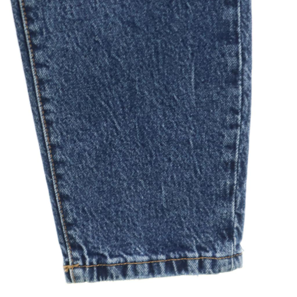 Unused ZARA Tapered Denim Pants 32 Wash Blue Jeans Women Used