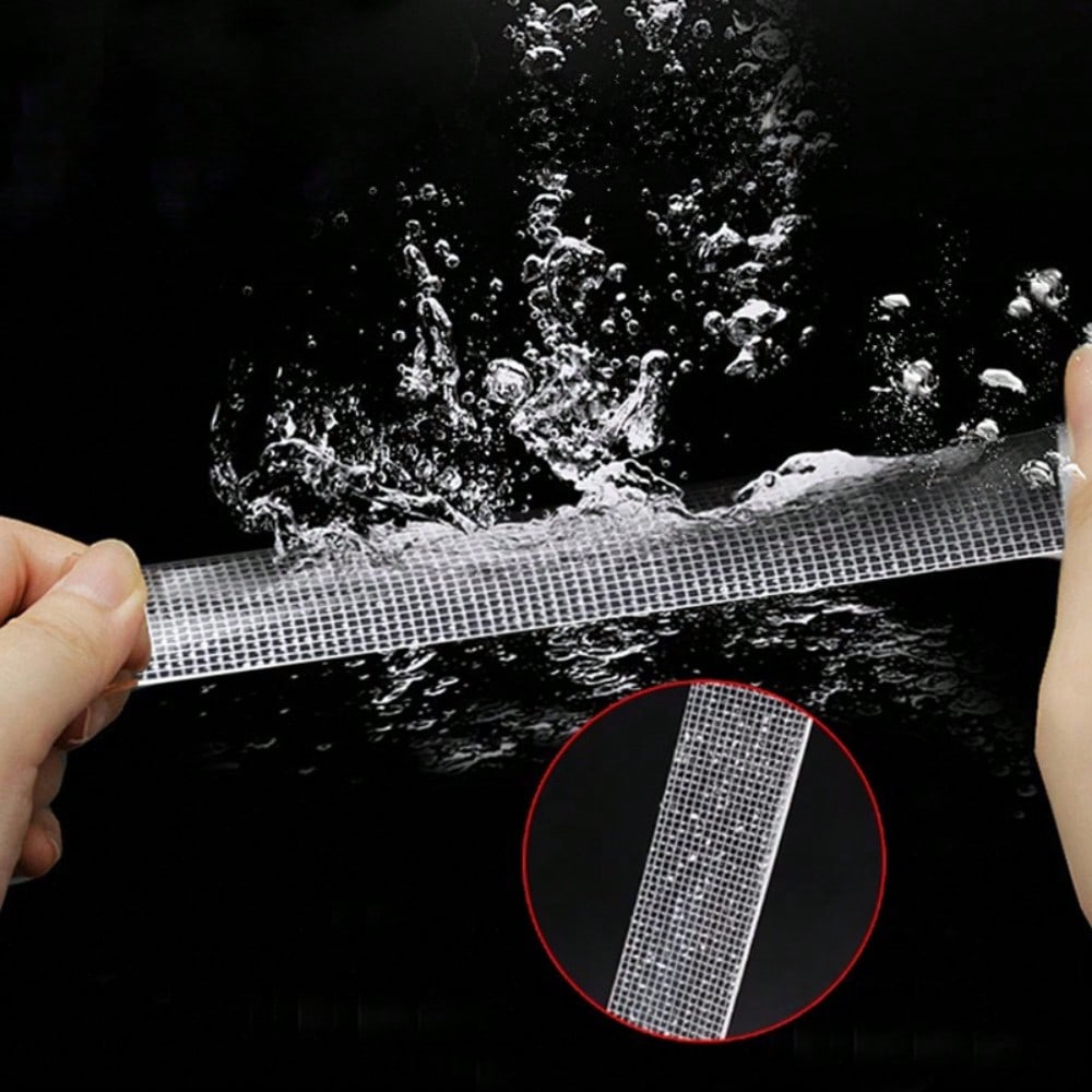 Super Strong Double-Sided Nano Tape - Transparent, Removable, PET Adhesive - Heavy-Duty, Ultra-Sticky Tape, Suitable for Home