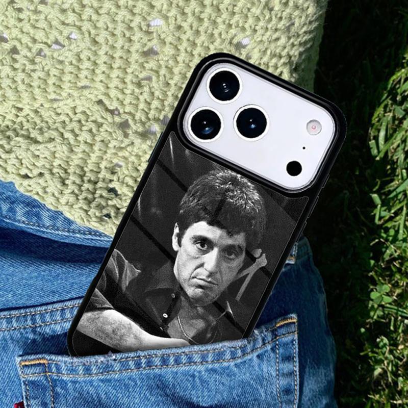 Scarface Tony Montana Phone Case For iPhone 17 AIR 16 Pro Max 15 14 Pro 11 12 13 Shockproof Silicone Cover