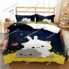 Home Textile Cartoons Bubu Dudu Cover Duvet Cover Pillow Case Boy Girl Polyester Bedding Set King Queen Twin Size Luxury Gift963