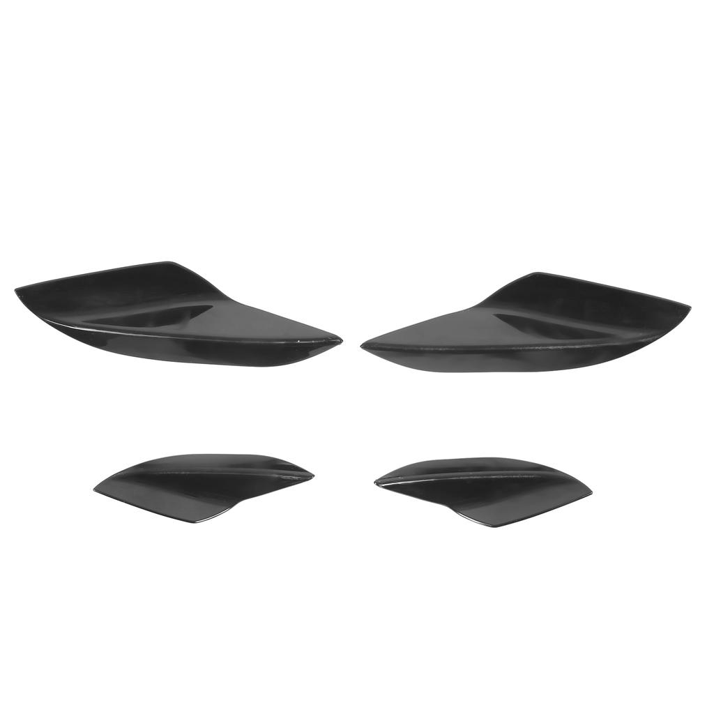Alettone Paraurti Auto Paraurti Anteriore Splitter Laterali Canards Labbro Spoiler Deflettore Sostituzione per Mitsubishi