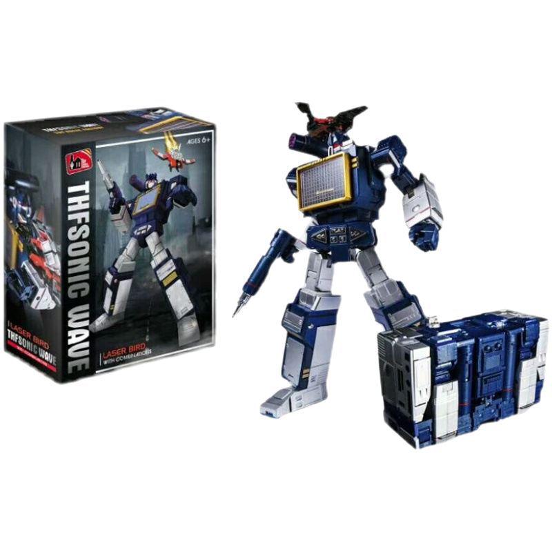 THF-01J Transformierendes Meisterwerk Soundwave mit Laserbeak Actionfigur