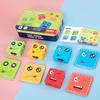 Cross-border Face-Changing Magic Cube Building Puzzle Game for Kids - Fun & Educational with Bell Battle Challenge