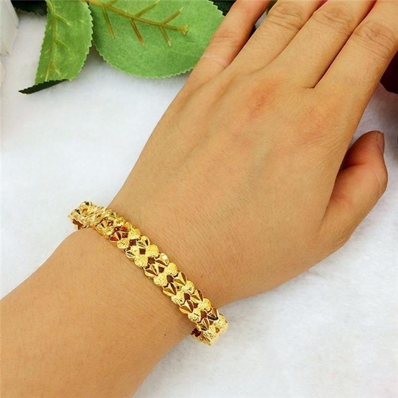 Buy Fashion Double Heart Chain Bracelet 